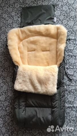 Новый детский зимний меховой конверт Baby Elite El