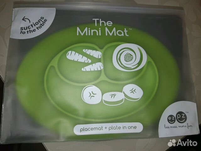 тарелка силиконовая Ezpz Mini Mat купить в москве на Avito