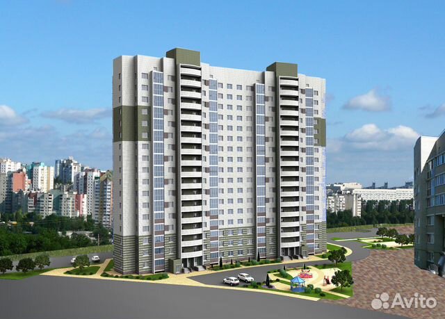 1-к квартира, 36.1 м², 1/17 эт. 1-к квартира, 36.1 м², 1/17 эт.