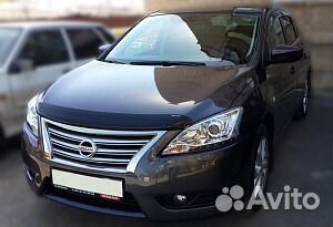 Дефлектор капота «мухобойка» Ниссан Sentra