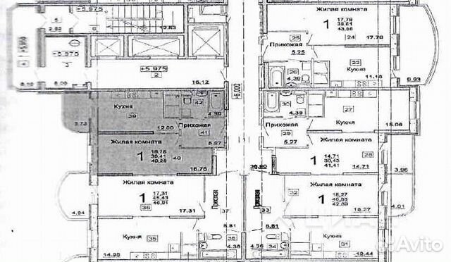 1-к квартира, 40 м², 17/25 эт.