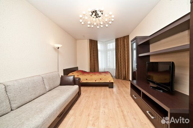 

1-к. квартира, 38 м², 2 кровати
