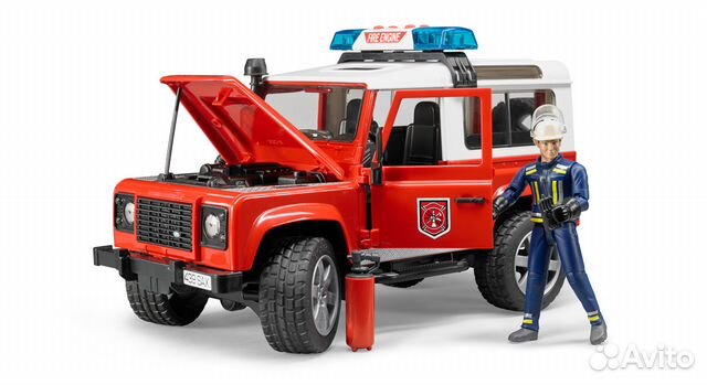 Bruder Внедорожник пожарный Land Rover Bruder Внедорожник пожарный Land Rover