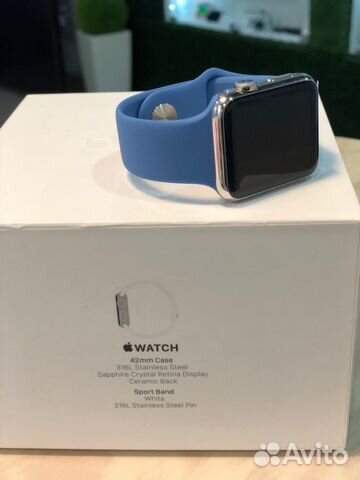 Apple Watch S1s сталь 42mm