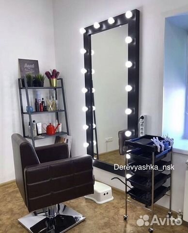Гримерное зеркало, Зеркало с лампочками Гримерное зеркало, Зеркало с лампочками