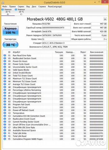 Продам SSD 480GB