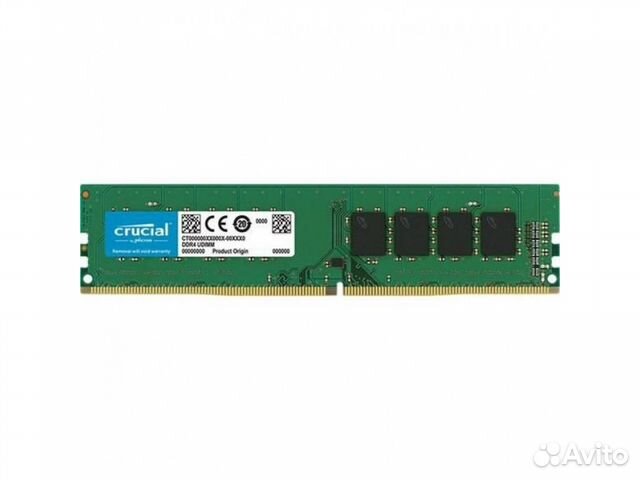 84012410120 Память DDR4 4Gb 2400MHz Crucial CT4G4DFS824A