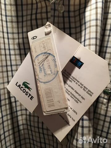 Рубашка Lacoste новая с биркой Рубашка Lacoste новая с биркой