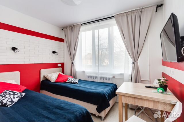 

Квартира-студия, 15 м², 2 кровати