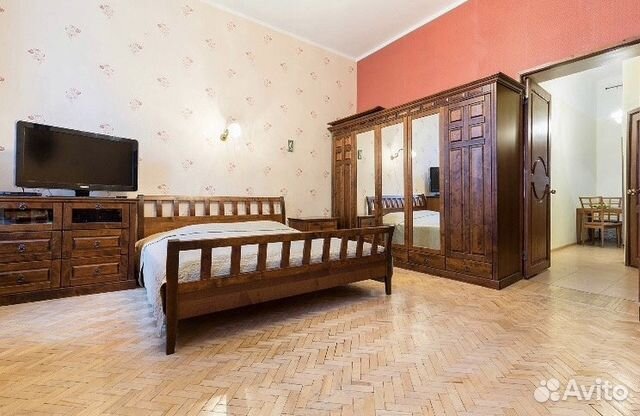 

1-к. квартира, 37 м², 2 кровати