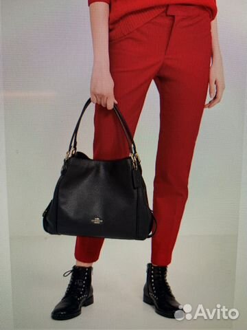 Новая кожаная сумка coach коллекция edie Новая кожаная сумка coach коллекция edie