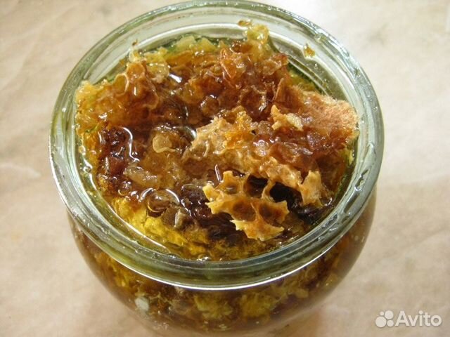 Забрус пчелиный (соты в мёде), со своей пасеки