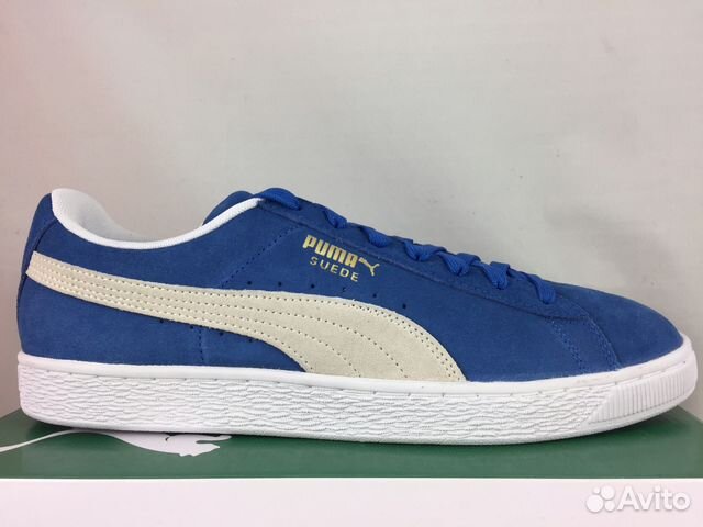 puma suede classic blue