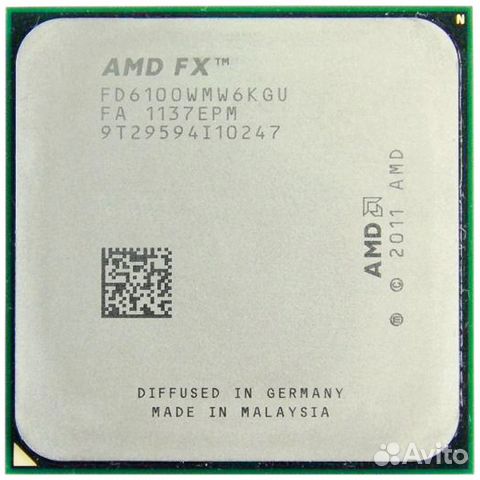 AM3+ AMD FX-6100 (6 ядер, 3.9GHz)