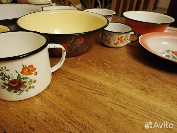 Эмалированная посуда СССР Эмалированная посуда СССР