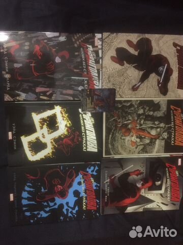 Комиксы Marvel.Сорвиголова 1-6 тома Комиксы Marvel.Сорвиголова 1-6 тома