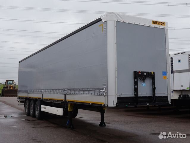 Бортовой шторный полуприцеп wielton NS 3