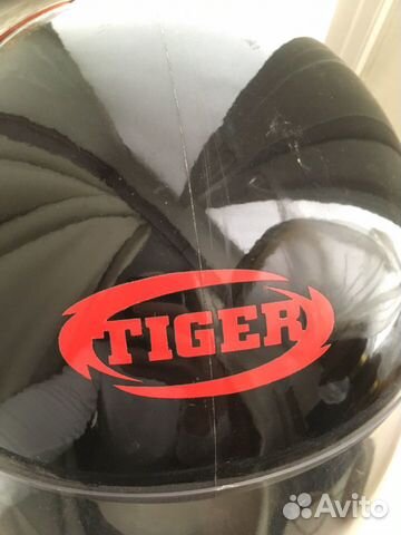 Новый мото шлем Tiger чёрный для взрослого Новый мото шлем Tiger чёрный для взрослого