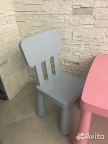 Детский стол и стулья Икеа