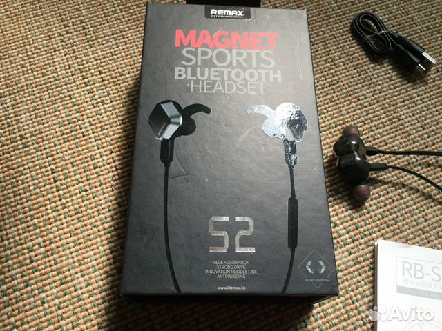 Наушники для спорта Remax RB-S2, чёрный цвет