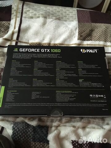 Palit GeForce GTX 1060 6GB dual FAN Palit GeForce GTX 1060 6GB dual FAN