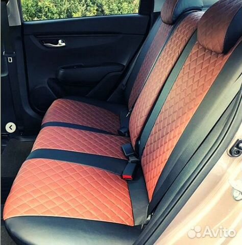 Авточехлы из экокожи для Киа Рио Kia Rio