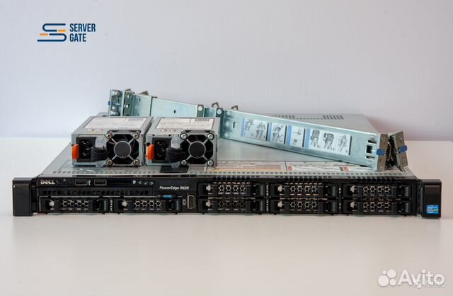 Сервер Dell R620 8SFF 2x E5-2680 128 GB