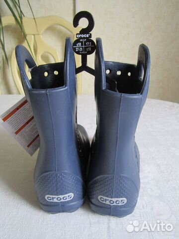 Crocs Резиновые сапоги 27(C10) новые