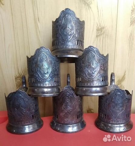 Набор подстаканников космос Кольчугино 6 шт Набор подстаканников космос Кольчугино 6 шт