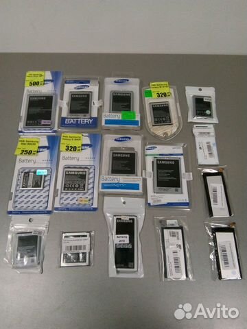 Аккумуляторы к телефонам SAMSUNG много моделей