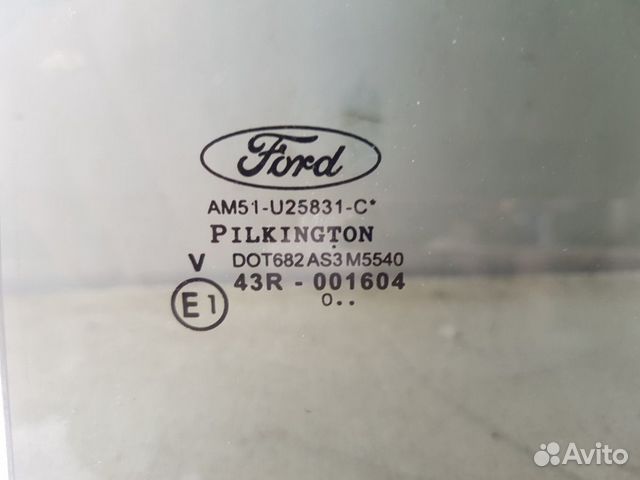 Стекло задней левой двери Ford C-MAX 2