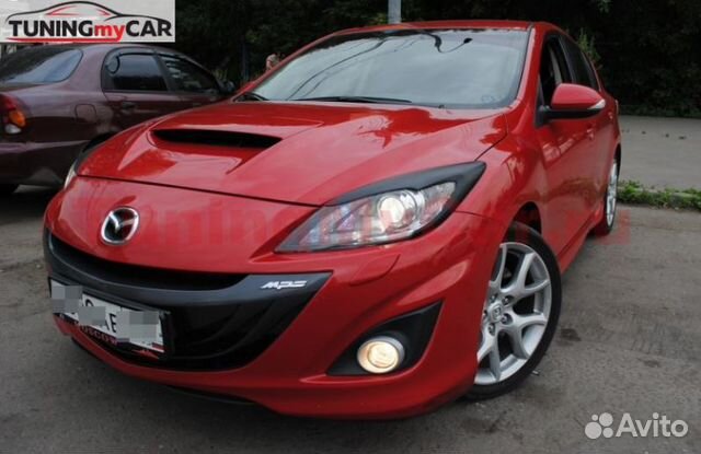 Накладки на фары (реснички) для Mazda 3 HB