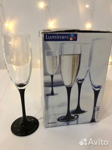 Набор фужеров Luminarc Domino 4шт для шампанского