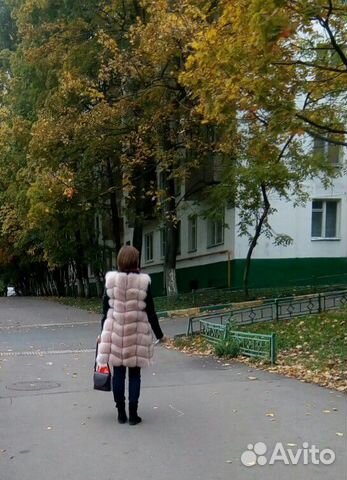 Жилет песец пудровый Жилет песец пудровый