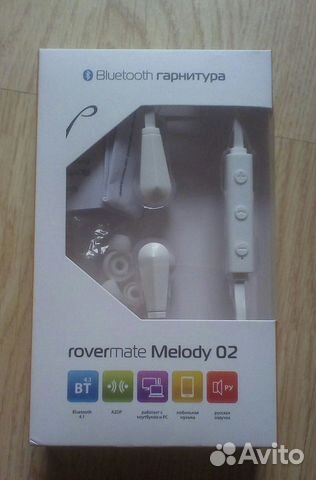 RoverMate Melody02-bluetooth наушники.новые.белые RoverMate Melody02-bluetooth наушники.новые.белые