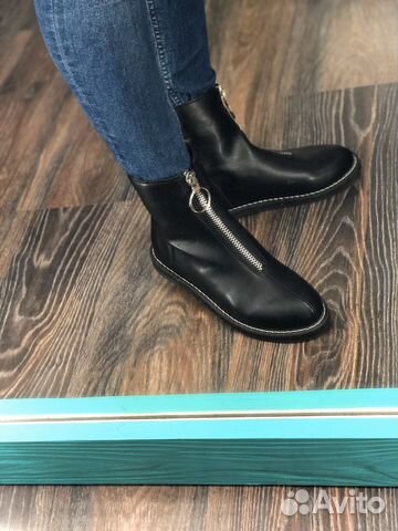 Ботинки осенние молния спереди