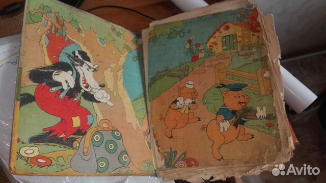 3 поросёнка. Книга 1937 г с иллюстрациями Диснея 3 поросёнка. Книга 1937 г с иллюстрациями Диснея