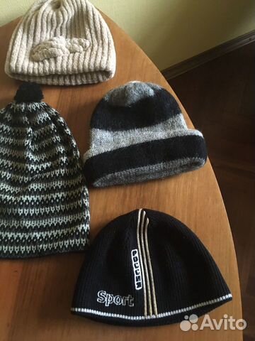 Шапки вязанные и трикотажные с подкладкой и без