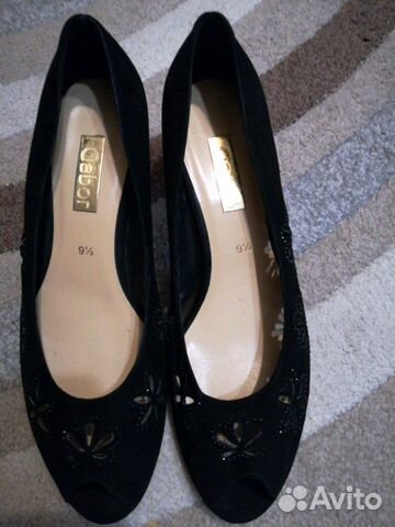 Туфли замшевые Gabor 9 1/2 43р 28,5 см Туфли замшевые Gabor 9 1/2 43р 28,5 см