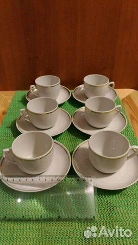Кофейные чашки с блюдцем СССР