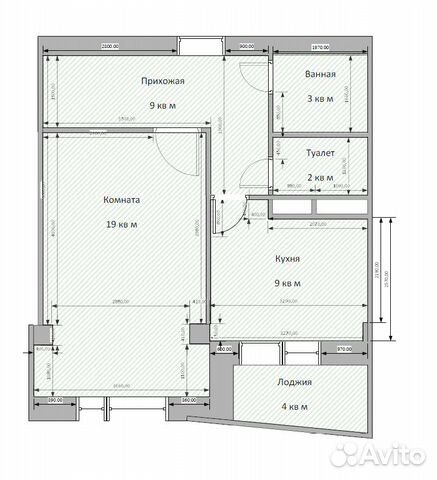 1-к квартира, 43 м², 22/22 эт. 1-к квартира, 43 м², 22/22 эт.