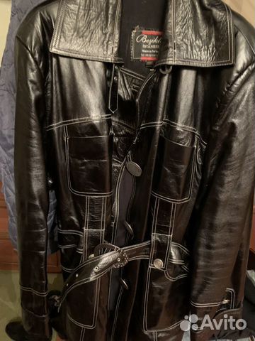 Кожаная куртка 56-58 размер