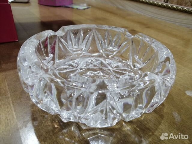 Пепельница чешская bohemia crystal новая