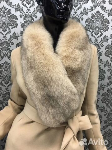 Пальто зимнее с мехом