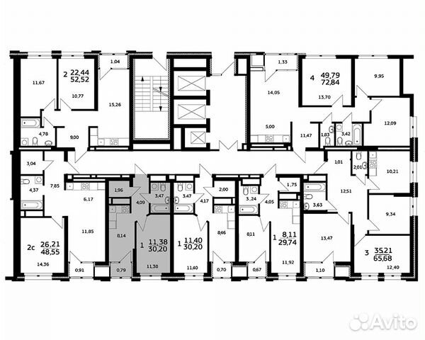 1-к квартира, 30.3 м², 9/25 эт. 1-к квартира, 30.3 м², 9/25 эт.