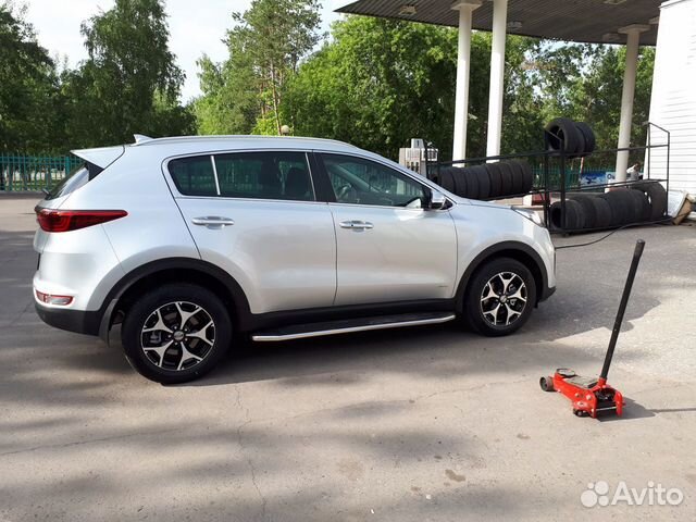 Литые диски R17 на Kia Sportage