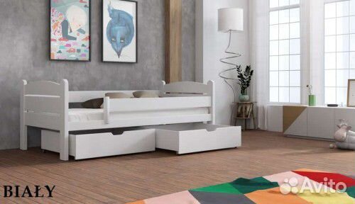 Новая детская кровать с матрасом 180х80 Новая детская кровать с матрасом 180х80