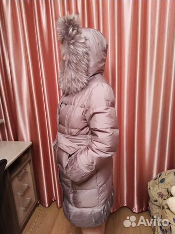Зимнее женское пальто с натуральным мехом 52р Зимнее женское пальто с натуральным мехом 52р