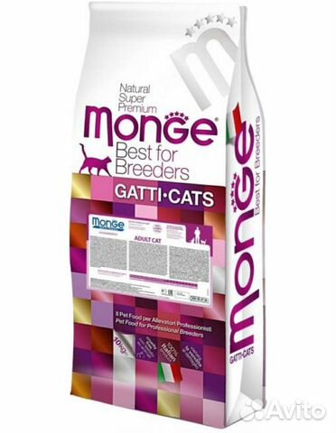 Корм для кошек Монж (Monge) Монже 10кг и собак15кг