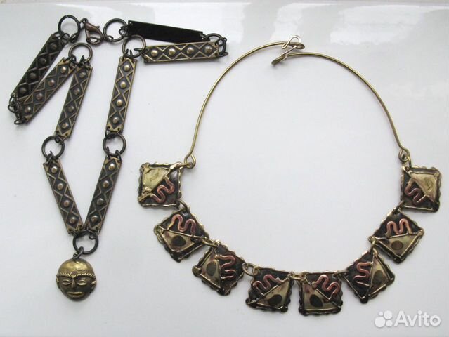 Крупные Украшения Винтаж 70-е гг Крупные Украшения Винтаж 70-е гг